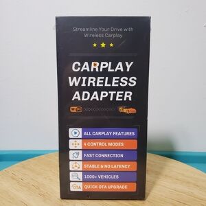 Bluetooth CarPlay Wireless Adapter USB Electronics Networking Adapter NIB NWT
